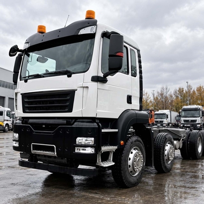 ШАССИ SITRAK C7H 8X4 480 РЕССОРЫ, АКПП+КОМ, 3000